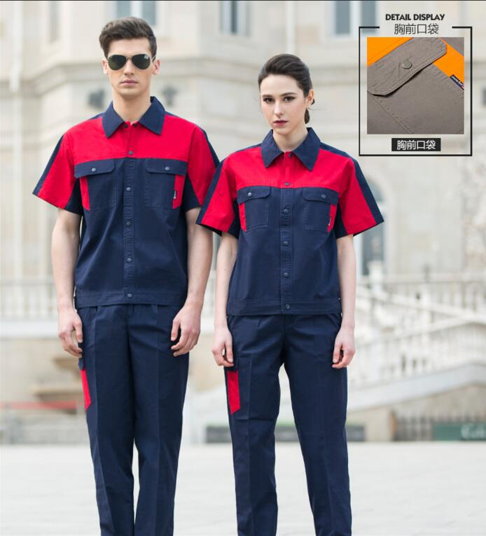 夏裝工作服定做